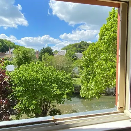 Grande Maison En Bord De L'eau Avec Jardin - 6 Chambres, Proche Commerces - Fr-1-410-442 * La Chartre-sur-le-Loir